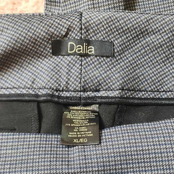 Dalia Gray Dress Pants with Subtle Pinstripe - Picture 4 of 7